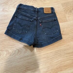 Levi's Women's Dark Blue Jean Shorts